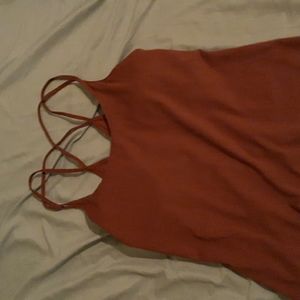 Activewear shelf bra tank